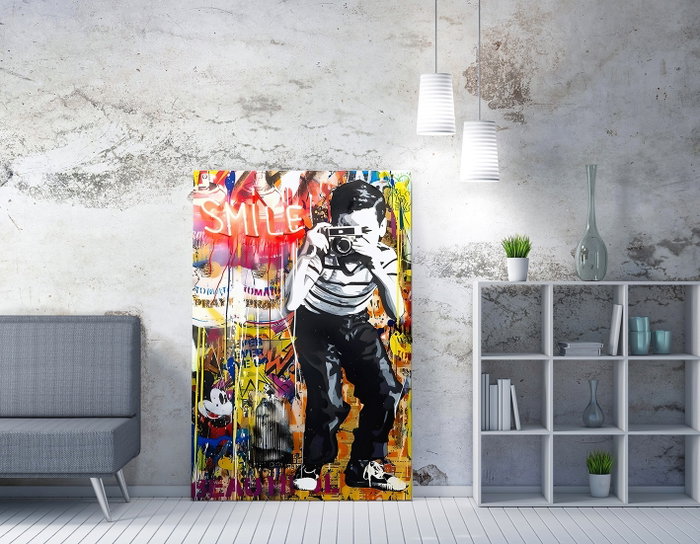 Wallity Cuadro decorativo en lienzo WY357 de 50 x 70 cm